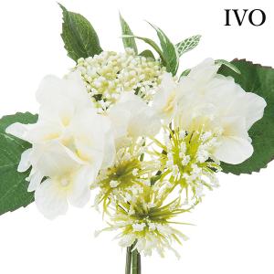 造花 とりよせ品 ハイドレンジアリーフブーケ(...の詳細画像1