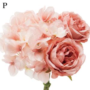 造花 とりよせ品 ローズハイドレンジアブーケ(...の詳細画像2