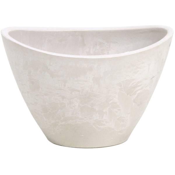 アレンジベース とりよせ品 SPWエコポット舟型ミニホワイトストーン インテリア 花資材 花器 ベー...