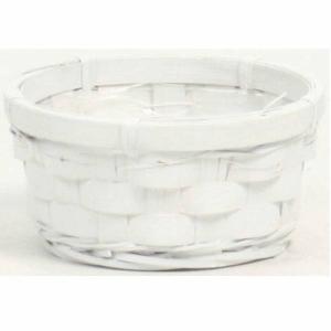 かご ベース とりよせ品 ホワイトバンブー手無アレンジSS バスケット 鉢 ポット プランター インテリア 花資材 花器 ベース アレンジ 安い 装飾 土台 赤