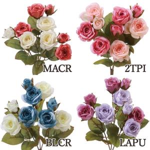《 造花 》☆出荷☆ビバ工芸 ビターローズブッシュ(S)