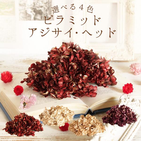プリザーブドフラワー 花材 即日出荷 ピラミッドアジサイ・ヘッド 花材 素材 材料 パーツ アジサイ...