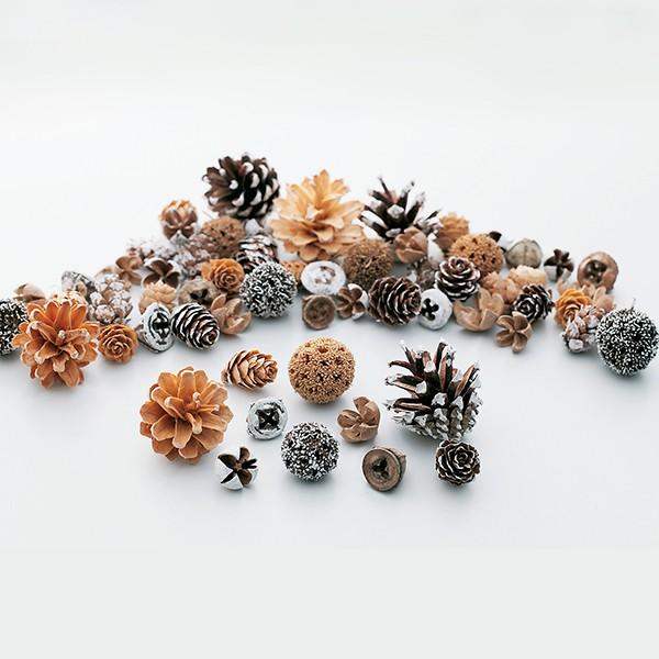 【P5倍中 12/02 09:59迄】 ドライフラワー 花材 即日出荷 コーンアソート スノーベージ...