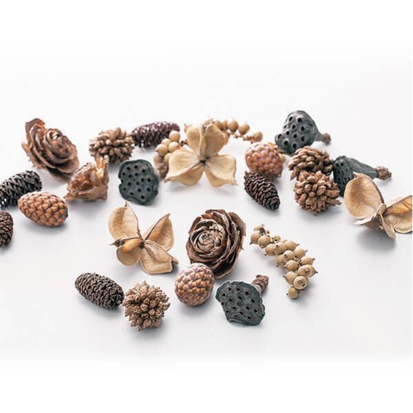 【P5倍中 12/02 09:59迄】 ドライフラワー 花材 即日出荷 ミックスコーン ナチュラル ...