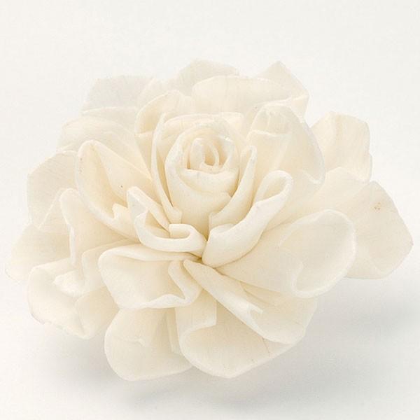 ハンドメイドフラワー 花材 即日出荷 ソーラーダリア・ヘッド 白 ドライフラワー ソーラー ハンドメ...