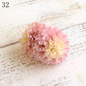 造花 即日出荷 ボールマムピック(4本束) 和...の詳細画像1