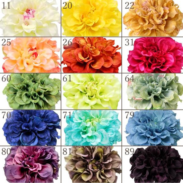 造花 即日出荷 ダリアピック 花材 素材 材料 パーツ 髪飾り コサージュ 和装 アレンジ 白 ホワ...