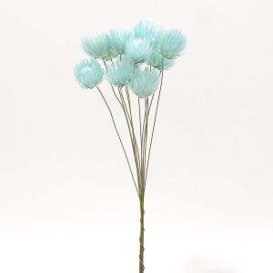 ドライフラワー 花材 即日出荷 シルバーデイジー・ワイヤー ライトブルー ※色が濃い場合があります 花材 素材 材料 水色 ブルー スワッグ 花束 東方貿易