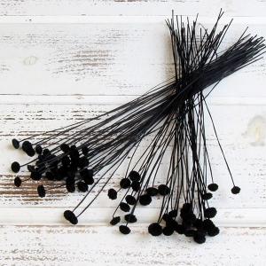 ドライフラワー 花材 即日出荷 セジナボタン ブラック ドライフラワー スワッグ ブーケ ドライフラワー花束 ドライフラワースワッグ リース 花材 東方貿易