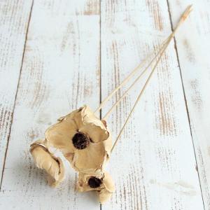 ハンドメイドフラワー 花材 即日出荷 パームフラワー ステム付 オフホワイト ドライフラワー ハンドメイドフラワー スワッグ ブーケ 花束 リース 東方貿易