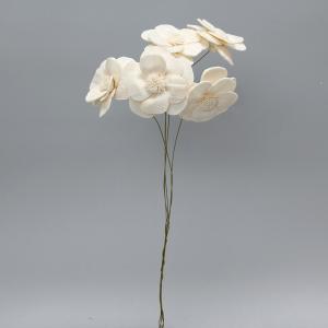 ハンドメイドフラワー 花材 即日出荷 特価 クリスマスローズ ホワイト 花材 素材 材料 パーツ 白 ソラフラワー ハンドメイドフラワー ブーケ 花束 東方貿易