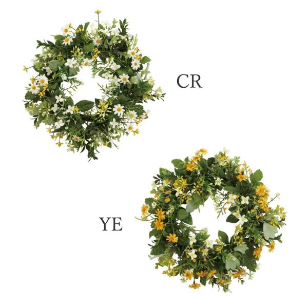 【P5倍中 12/02 09:59迄】 リース 造花 とりよせ品 デージーミックスリース デイジー ...