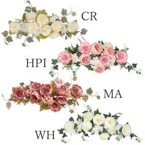造花 とりよせ品 キャベッジローズMIXスワッグ バラ