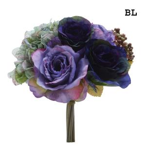 造花 とりよせ品 ローズ&ハイドレンジャブーケ インテリア インテリアフラワー フェイクフラワー シルクフラワー インテリアグリーン 花材 素材 ビバ工芸