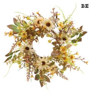 リース とりよせ品 ☆ミックスフラワーリース S リース アレンジメント 花資材 装飾 完成品 写真撮影 手作り 安い 春 夏 秋 冬 プレゼント 正月 ビバ工芸