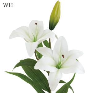造花 とりよせ品 ニューカサブランカ×2 百合...の詳細画像3