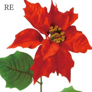 クリスマス 造花 とりよせ品 ポインセチアスプ...の詳細画像2
