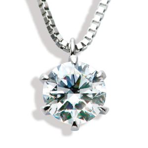 0.43ct Dカラー IF 3EXカット プラチナ一粒ダイヤモンドネックレス GIA