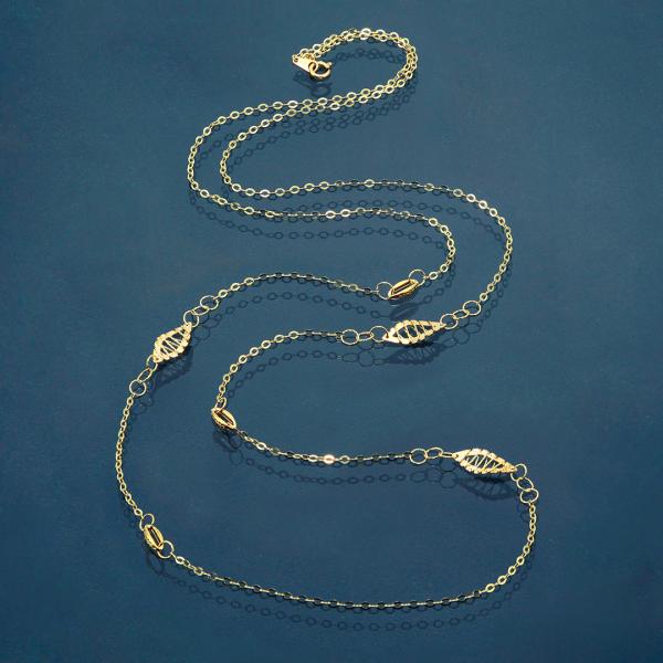 K18 ロングネックレス 80cm