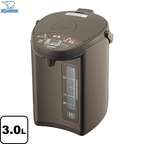 マイコン沸とう電動ポット 電気ケトル・ポット 容量：3.0L 象印 CD-WZ30-TM メタリック...