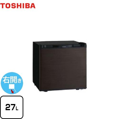 冷蔵庫 容量27L 東芝 GR-HB30PA-TS 1ドア冷蔵庫 右開きタイプ 【特別配送】【代引不...