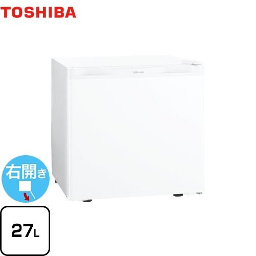 冷蔵庫 容量27L 東芝 GR-HB30PA-WU 1ドア冷蔵庫 右開きタイプ 【特別配送】【代引不...