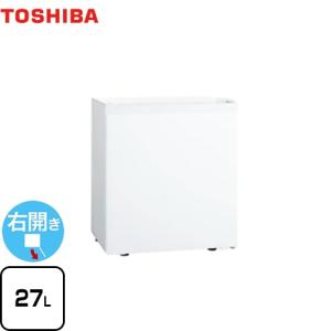 冷蔵庫 容量27L 東芝 GR-HB30PT-WU 1ドア冷蔵庫 右開きタイプ 【特別配送】【代引不可】｜y-jyupro