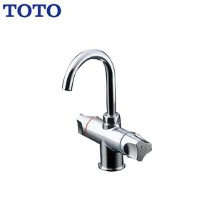 TOTO 電気温水器部材 元止め式台付2ハンドル混合水栓 電気温水器用
