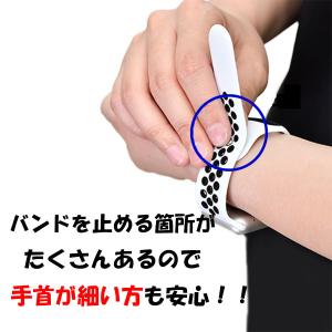 アップルウォッチ バンド シリコン スポーツ ...の詳細画像5