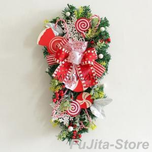 クリスマスリースクリスマススワッグ大きいオーナ...の詳細画像2