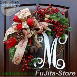 選べるクリスマス リースLサイズ インテリア 玄関 部屋 ドア 飾り クリスマスツリー クリスマス リース 北欧 おしゃれ 30cm45cm