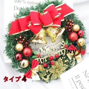 クリスマスリース 30CM 玄関 北欧 飾り ...の詳細画像4