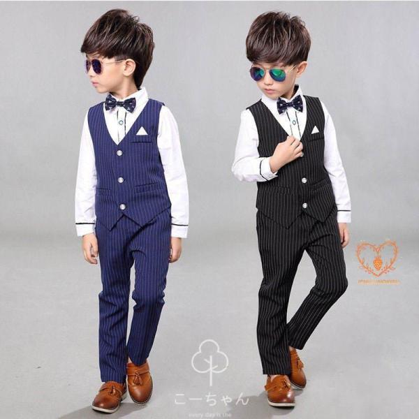 【値下げ】子供服 スーツ 男の子 フォーマル ドレス 入学式 上下セット ジュニア キッズ 男児 卒...