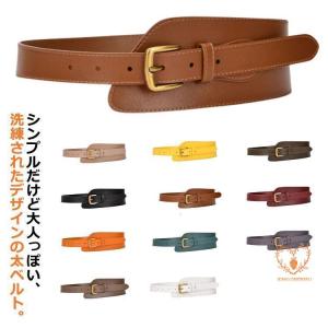 サッシュベルト ベルト レディース 幅広 太 革 コルセットベルト 幅広ベルト 太ベルト レザーベルト ウエストマーク ウエストベルト ワンピース オ