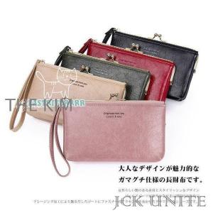 長財布 レディース がま口 多機能 財布 女性...の詳細画像1