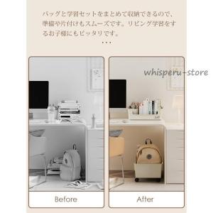 ランドセル収納ラック タワー キャスター付き ...の詳細画像4