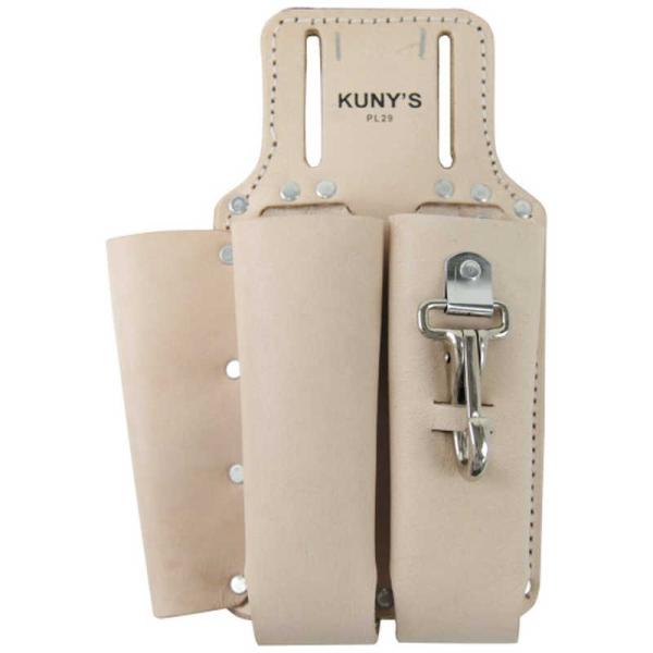 KUNYS　トップグレインレザー ツールポーチ W158×H234mm　PL-29