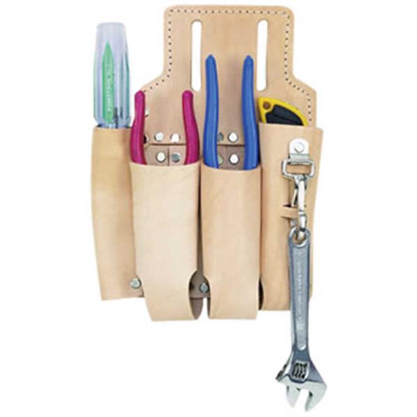 KUNYS　トップグレインレザー ツールポーチ W177×H241mm　PL-32