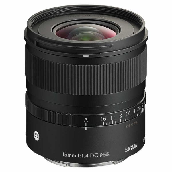 シグマ　カメラレンズ 15mm F1.4 DC Contemporary ［ソニーE / 単焦点レン...
