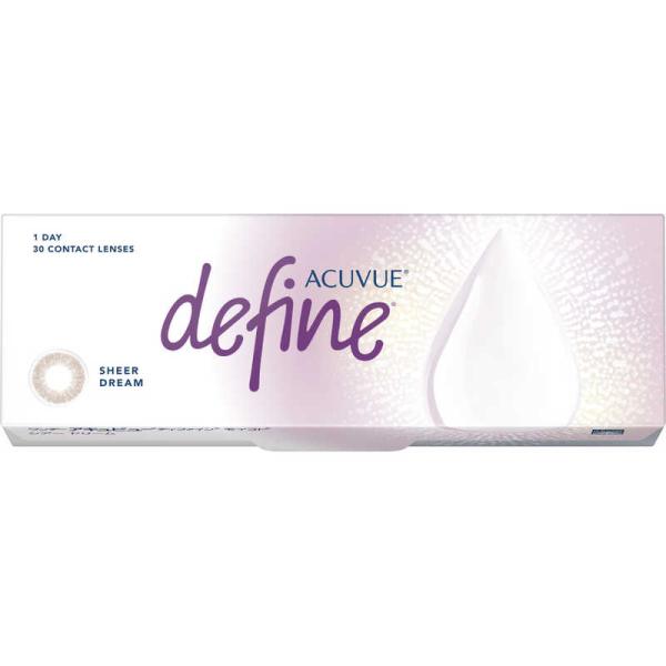 ジョンソン＆ジョンソン　(度あり/-4.00) ワンデーアキュビューディファインモイスト シアードリ...