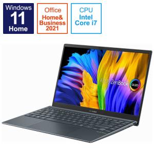 ASUS エイスース　ノートパソコン Zenbook 13 OLED パイングレー [13.3型 /Windows11 Home /intel Core i7 /メモリ：16GB /SSD：512GB]　UX325EA-KG826WS