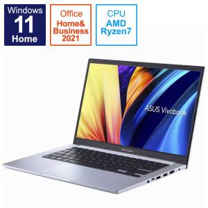 ノートパソコン Vivobook 14 アイスライトシルバー M1402IA-EB083WS ［14.0型 /Windows11 Home /AMD Ryzen 7 /Office HomeandBusiness /メモリ：8GB /SSD：51…