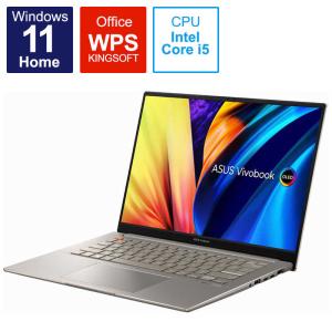 ASUS エイスース コジマ ノートパソコン Vivobook S 14X OLED サンドグレイ  S5402ZA-M9115W