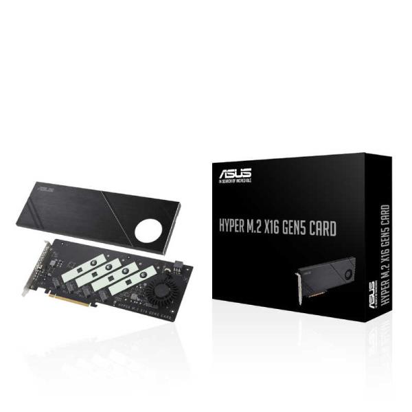 ASUS エイスース　拡張カード (PCIE 5.0/4.0 M.2 SSD x4サポート)　Hyp...