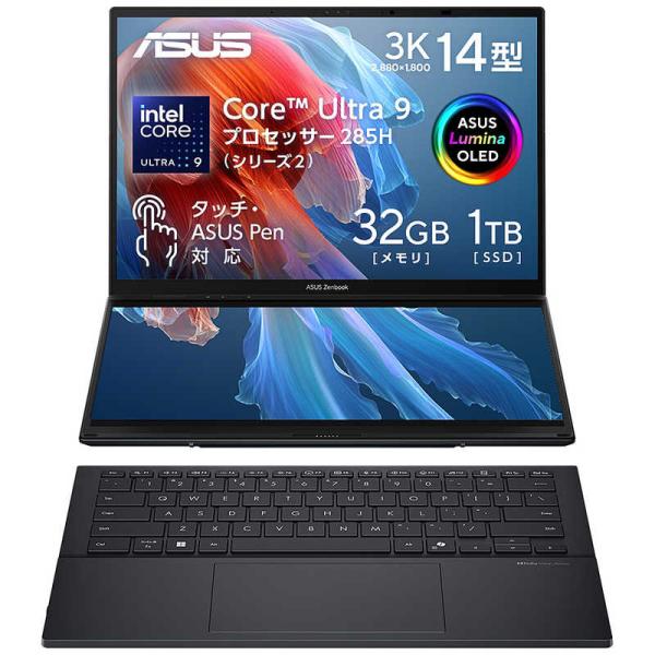 ASUS エイスース　ノートパソコン Zenbook DUO [ 14型 / Win11 Home ...