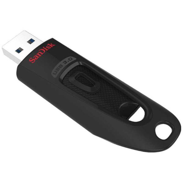 サンディスク　USBメモリ SANDISK ultra 黒 [128GB /USB3.0 /USB ...