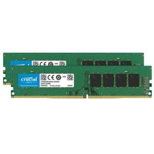 CRUCIAL　増設メモリ [DIMM DDR4 /32GB /2枚]「バルク品」　CT2K32G4DFD832A