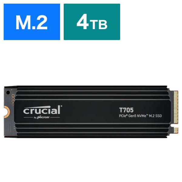 CRUCIAL　内蔵SSD［4TB /M.2］ 「バルク品」　CT4000T705SSD5JP