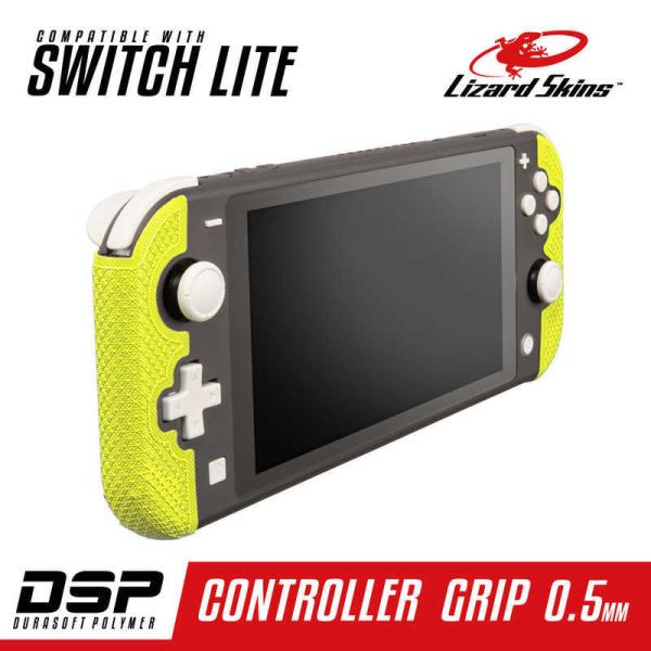 LIZARDSKINS　DSP Switch Lite専用 ゲームコントローラー用グリップ イエロー...