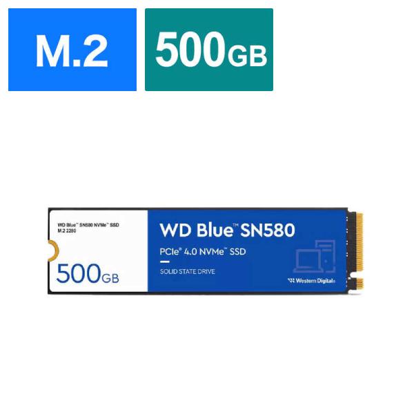 WESTERN DIGITAL　内蔵SSD PCI-Express接続 WD Blue SN580 ...
